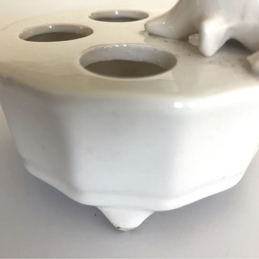 Vintage Little Child Toothbrush Holder
